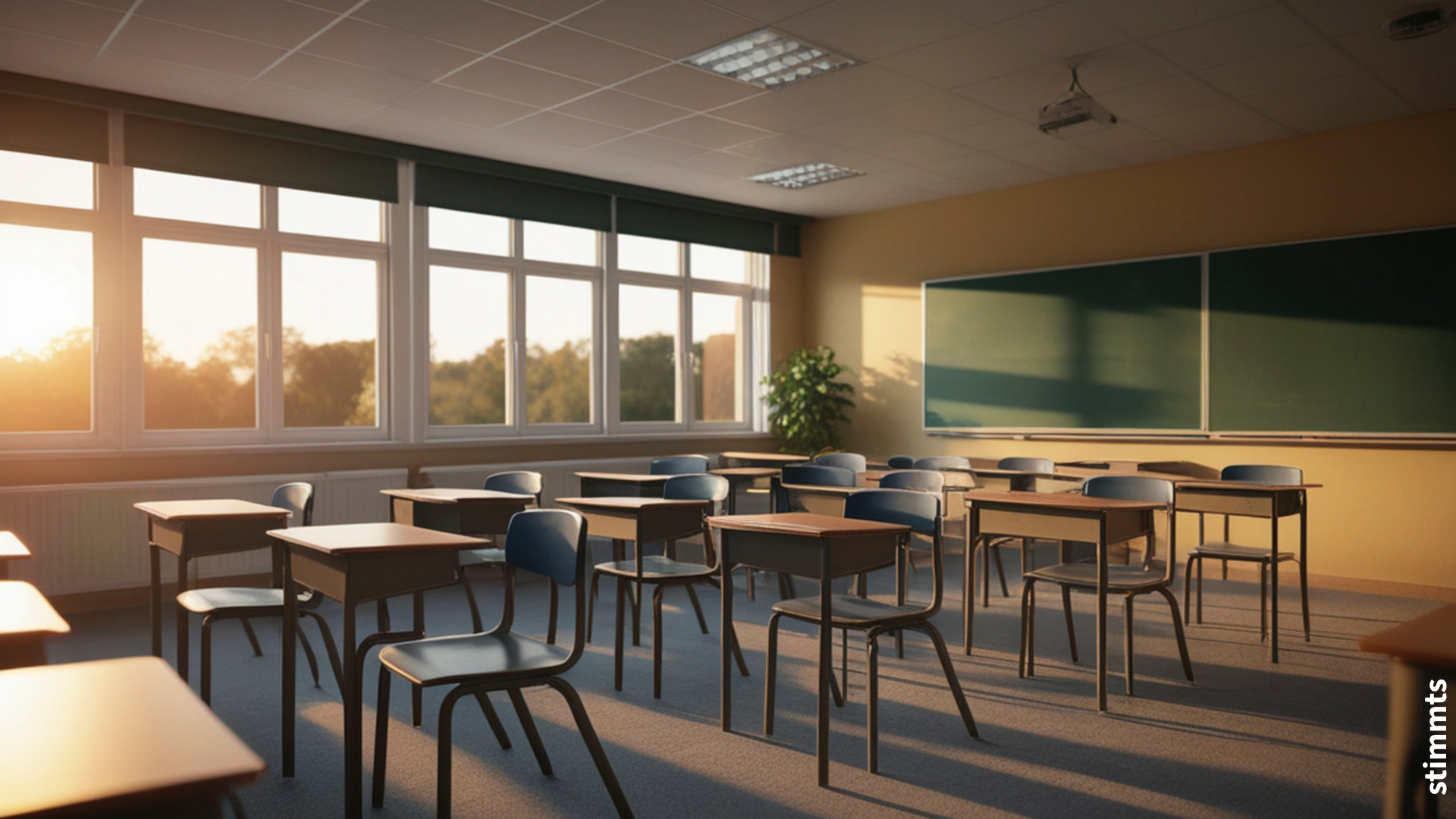 Leeres Klassenzimmer